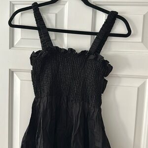 Black midi top shop dress
